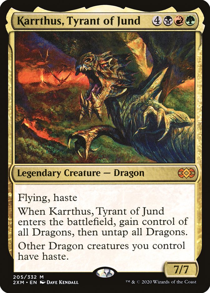 Karrthus, Tyrant of Jund 205/332 (Double Masters) 