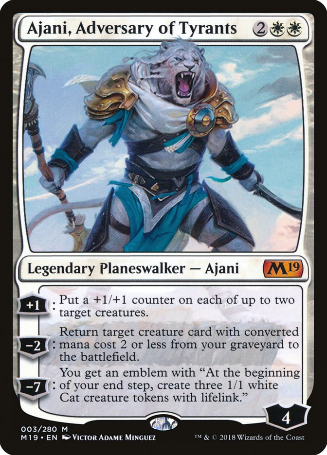 Ajani, Adversary of Tyrants (Core Set 2019) 