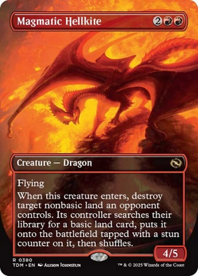 Magmatic Hellkite // Magmatic Hellkite (Tarkir: Dragonstorm) 