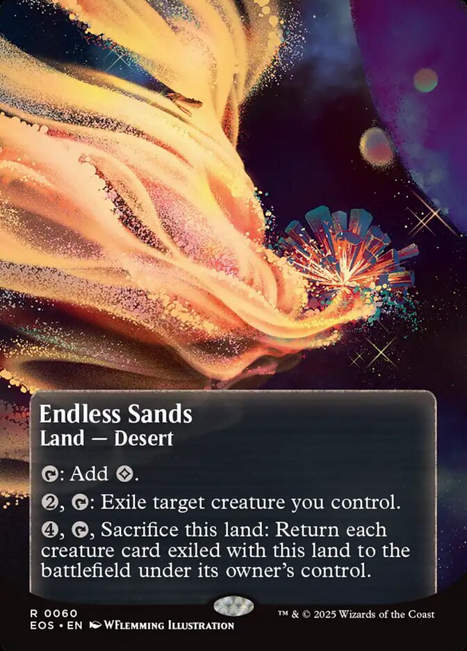 Endless Sands 60/45 (Edge of Eternities: Stellar Sights)  - Borderless