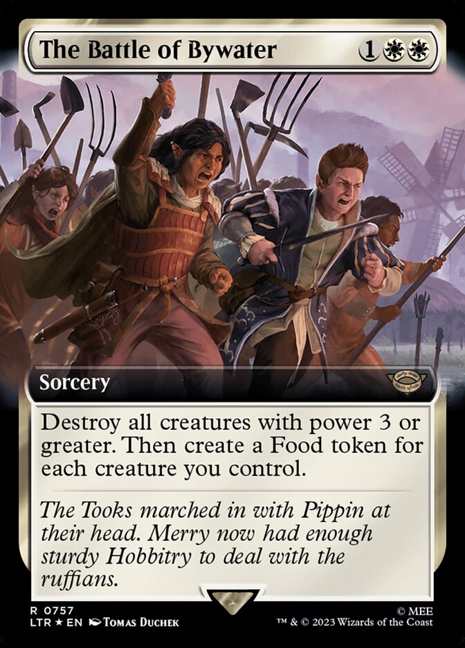 The Battle of Bywater 757/281 (Universes Beyond: The Lord of the Rings: Tales of Middle-earth)  - Extended Art Surge Foil