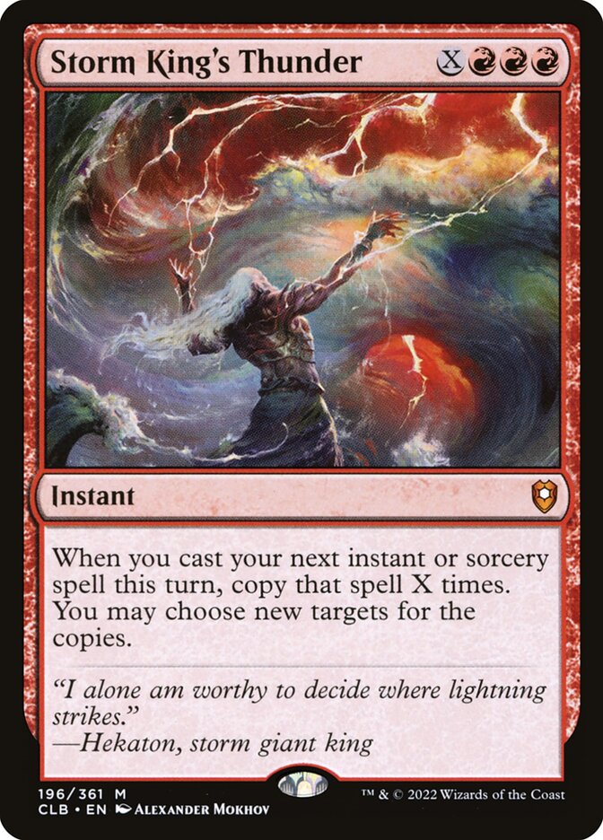 Storm King's Thunder 196 (Commander Legends: Battle for Baldur's Gate) 