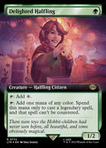 Delighted Halfling 774/281 (Universes Beyond: The Lord of the Rings: Tales of Middle-earth)  - Extended Art Surge Foil