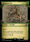 Generous Ent 620/281 (Universes Beyond: The Lord of the Rings: Tales of Middle-earth)  - Showcase Scroll Foil