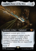 Anduril Flame of the West Extended Art Surge Foil 786 (Universes Beyond: The Lord of the Rings: Tales of Middle-earth)  - Foil