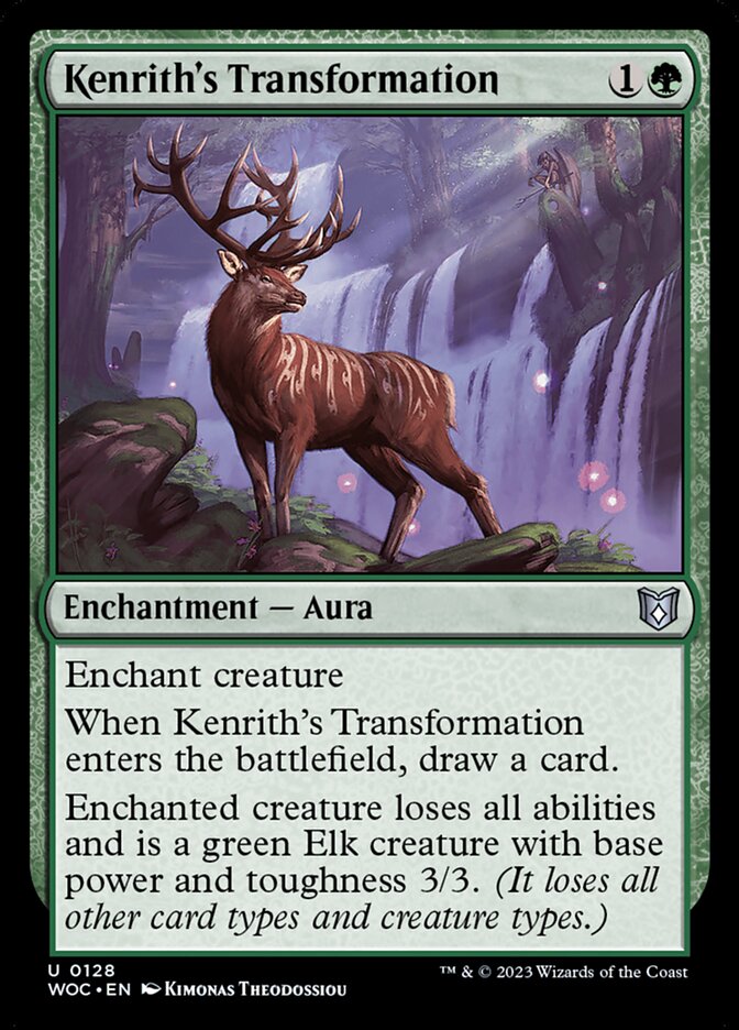 Kenrith's Transformation (Commander: Wilds of Eldraine) 