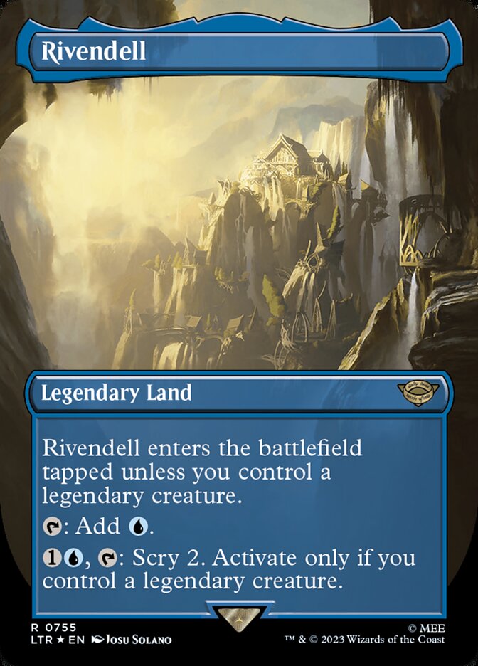 Rivendell 755 (Universes Beyond: The Lord of the Rings: Tales of Middle-earth)  - Borderless Surge Foil