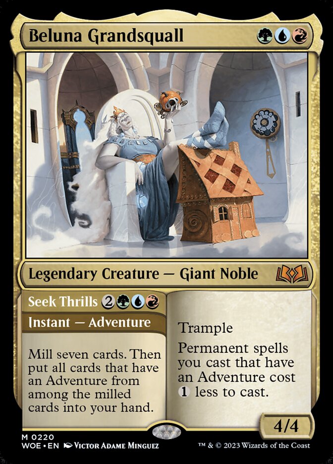 Beluna Grandsquall // Seek Thrills (Wilds of Eldraine) 