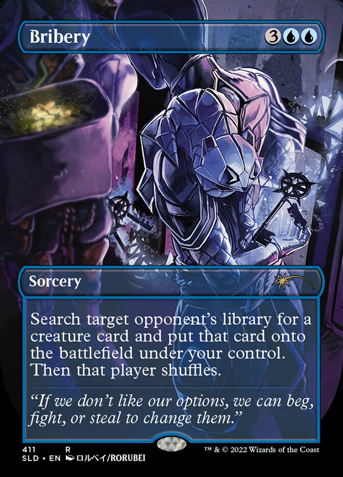Bribery 411 (Secret Lair Drop Series)  - Borderless Foil