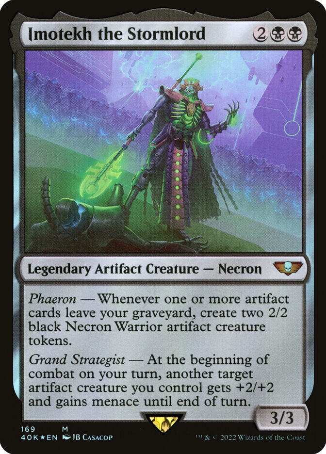 Imotekh the Stormlord 169/617 (Universes Beyond: Warhammer 40,000)  - Foil
