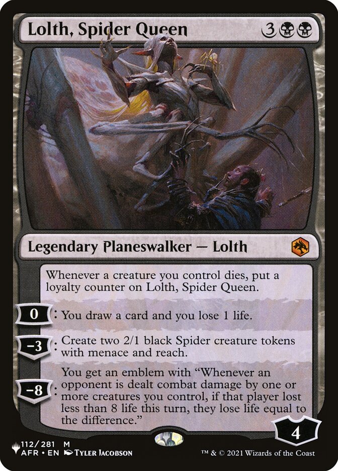 Lolth, Spider Queen (The List Reprints) 