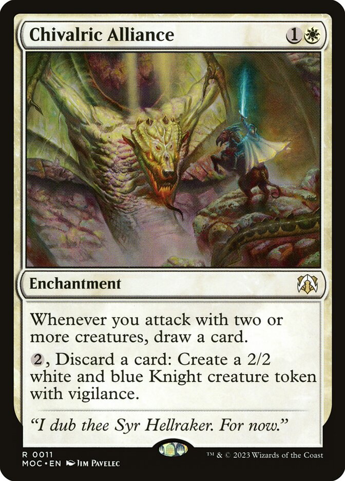 Chivalric Alliance 11 (Commander: March of the Machine) 