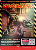 Velociraptor // Rampaging Ferocidon 1390 (Secret Lair Drop Series)  - Showcase Foil