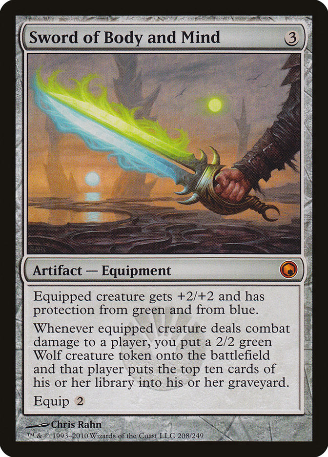 Sword of Body and Mind 208 (Scars of Mirrodin) 