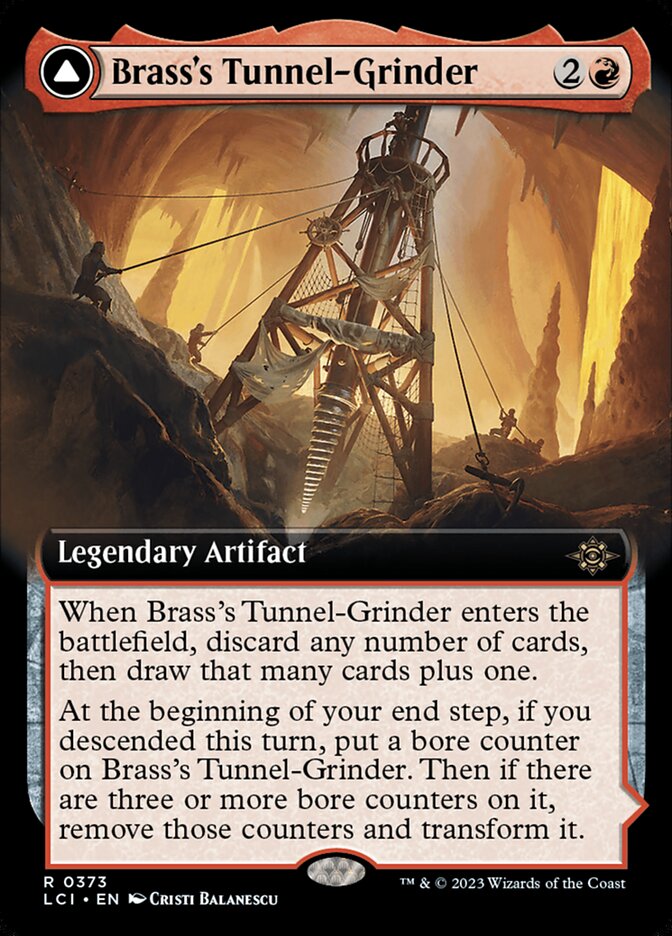 Brass's Tunnel-Grinder // Tecutlan, the Searing Rift (The Lost Caverns of Ixalan)  - undefined
