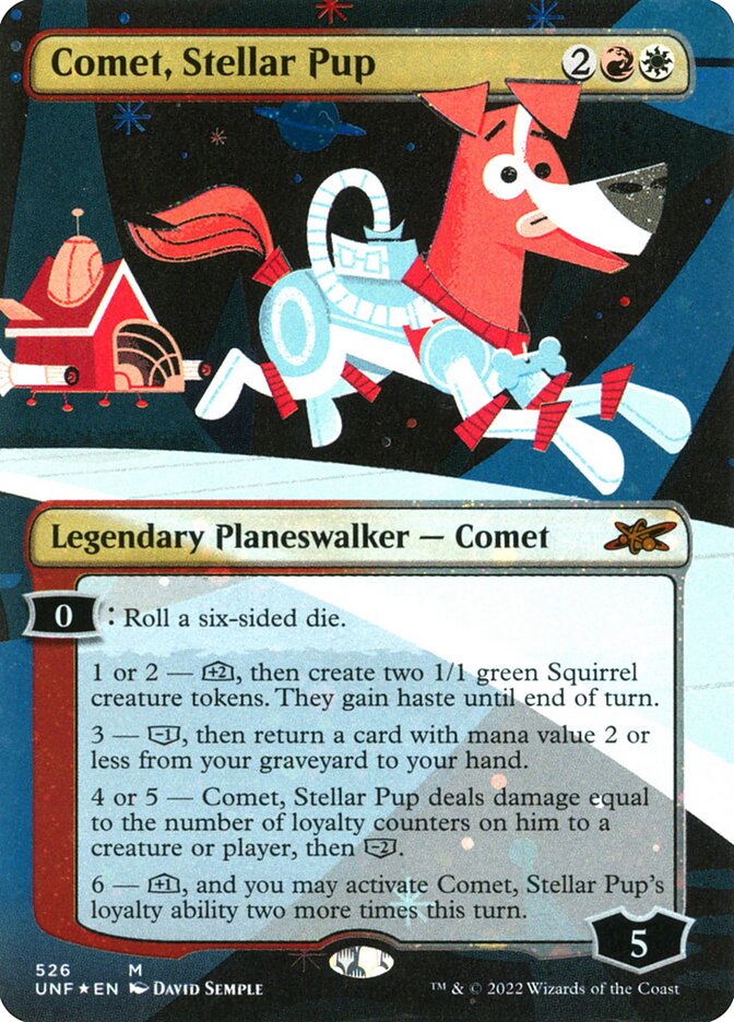 Comet, Stellar Pup 526/244 (Unfinity)  - Foil