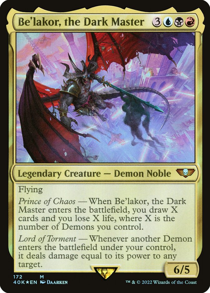 Be'lakor, the Dark Master (Universes Beyond: Warhammer 40,000)  - undefined