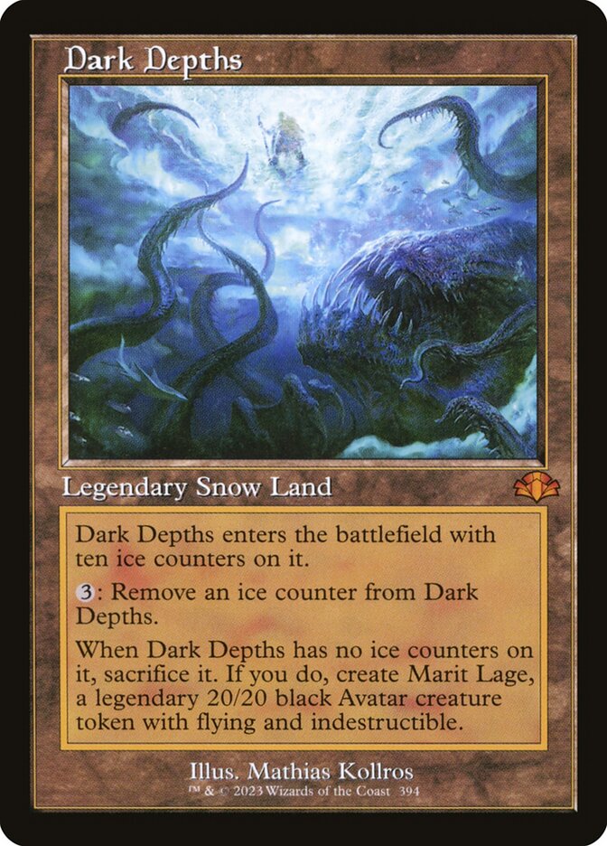 Dark Depths 394 (Dominaria Remastered)  - Retro Foil