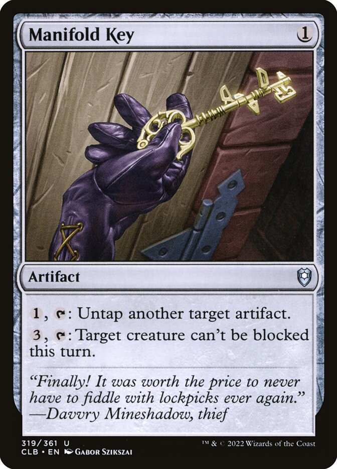 Manifold Key 319/361 (Commander Legends: Battle for Baldur's Gate)  - Foil
