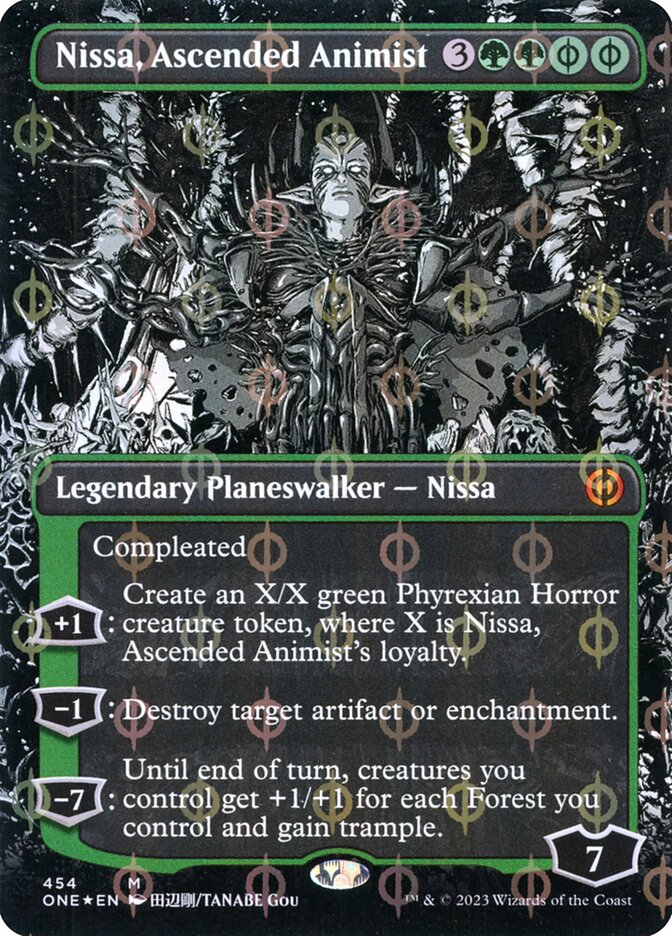 Nissa, Ascended Animist (Phyrexia: All Will Be One)  - undefined
