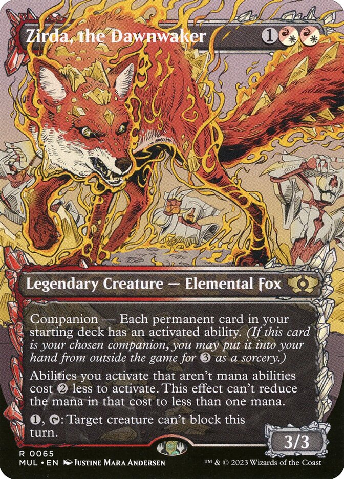 Zirda, the Dawnwaker 65 (March of the Machine: Multiverse Legends)  - Borderless Foil