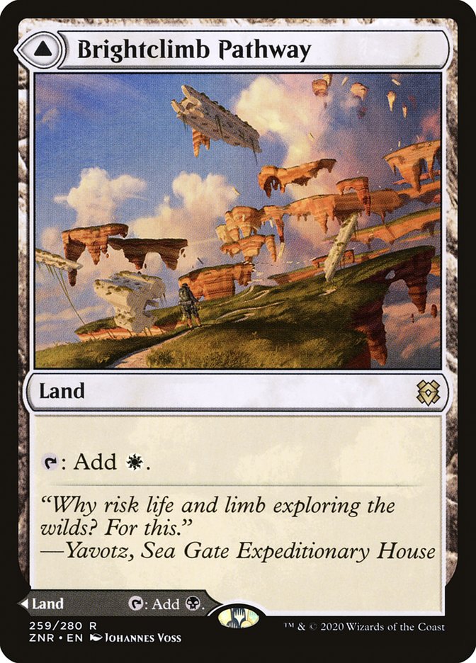 Brightclimb Pathway // Grimclimb Pathway 259 (Zendikar Rising)  - Foil
