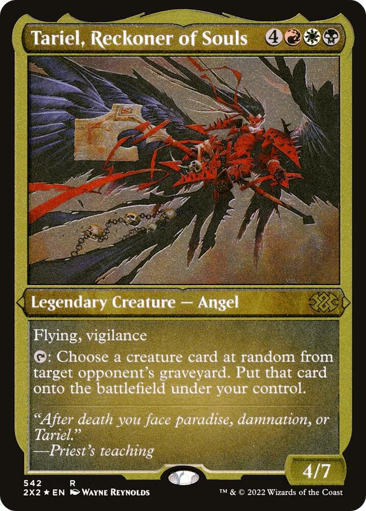 Tariel Reckoner of Souls Foil Etched (Double Masters 2022)  - undefined