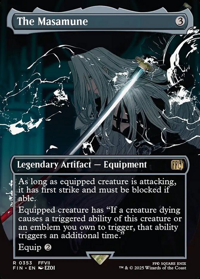 The Masamune 353/309 (FINAL FANTASY)  - Borderless Foil