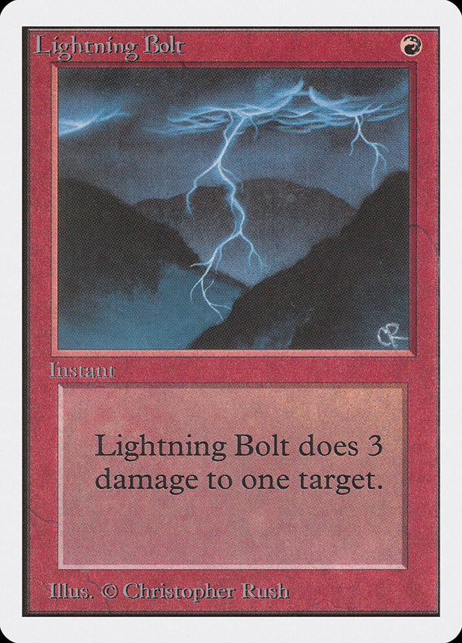 Lightning Bolt 162/302 (Unlimited Edition) 