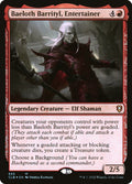 Baeloth Barrityl Entertainer 655 (Commander Legends: Battle for Baldur's Gate)  - Foil