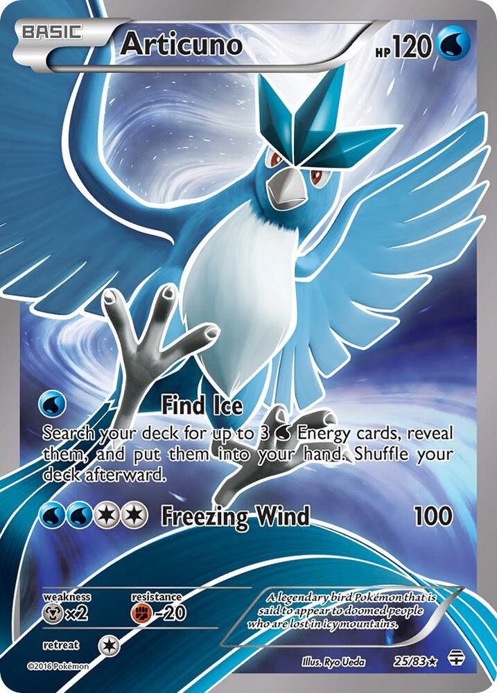 Articuno 25/83 (Generations)  - Holofoil