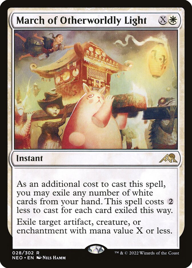 March of Otherworldly Light 28/302 (Kamigawa: Neon Dynasty) 