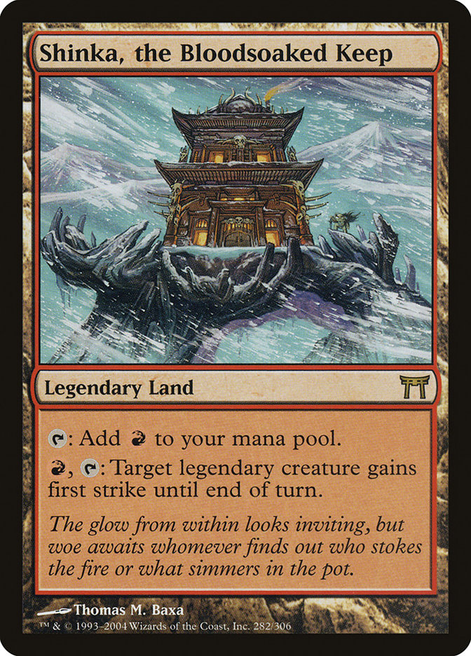 Shinka, the Bloodsoaked Keep (Champions of Kamigawa) 