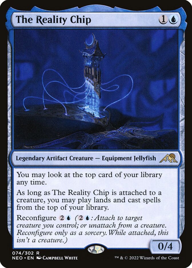 The Reality Chip 74 (Kamigawa: Neon Dynasty)  - Foil