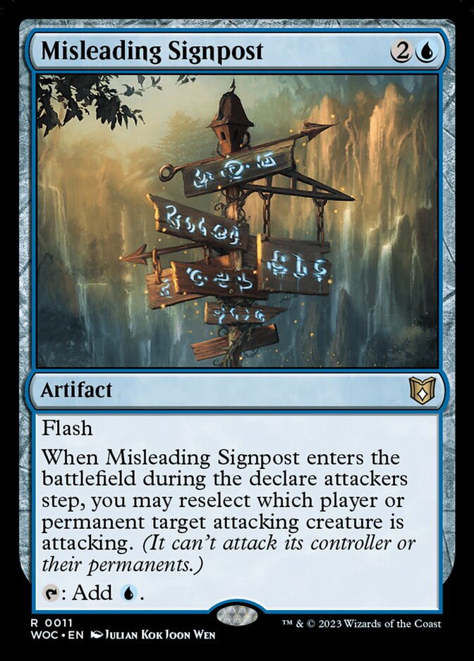 Misleading Signpost (Commander: Wilds of Eldraine) 