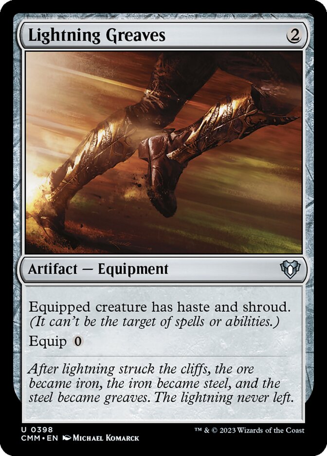 Lightning Greaves 398/451 (Commander Masters) 