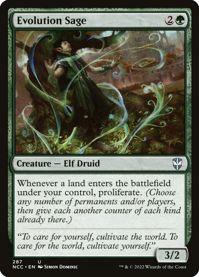 Evolution Sage 287 (Commander: Streets of New Capenna) 
