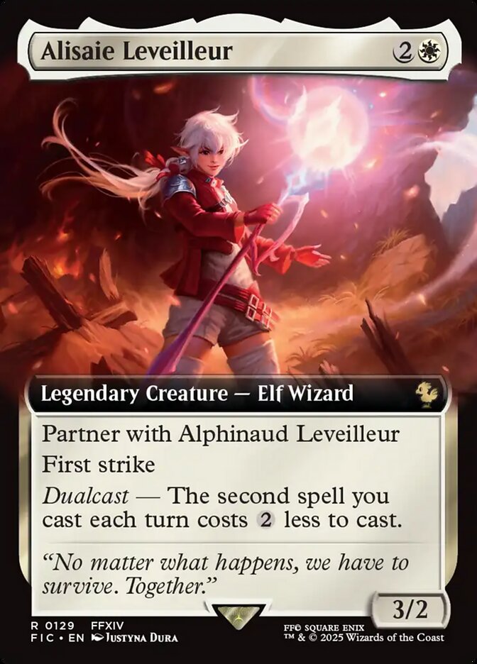 Alisaie Leveilleur 129/486 (Commander: FINAL FANTASY)  - Extended Art