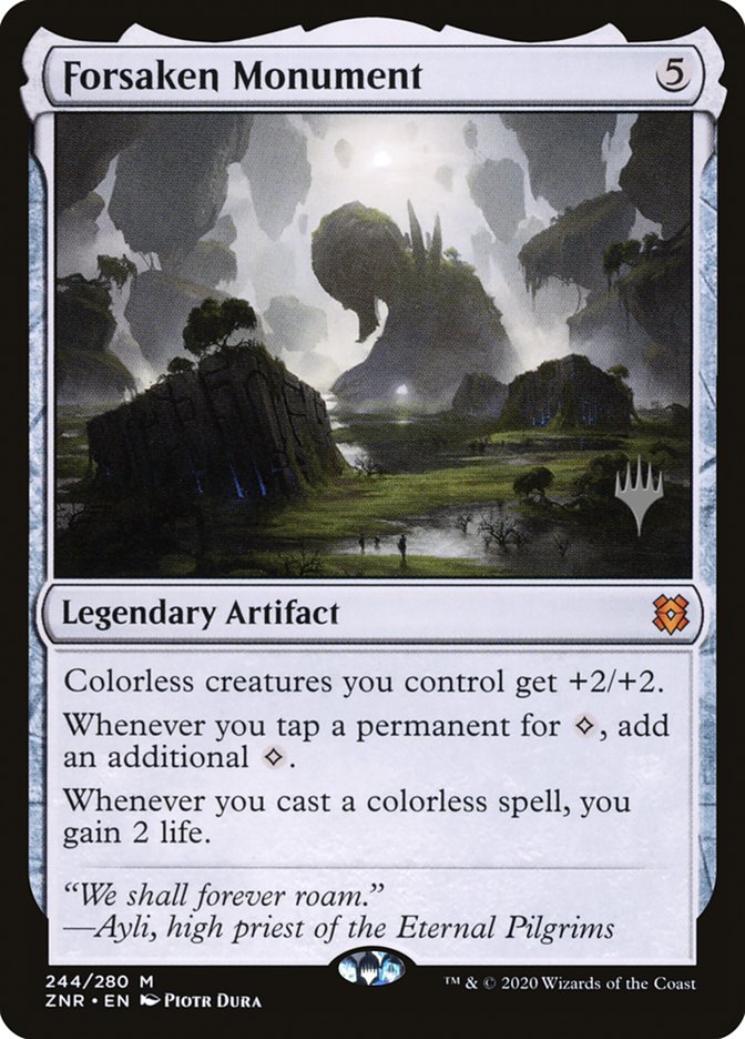 Forsaken Monument 244p/169 (Promo Pack: Zendikar Rising) 