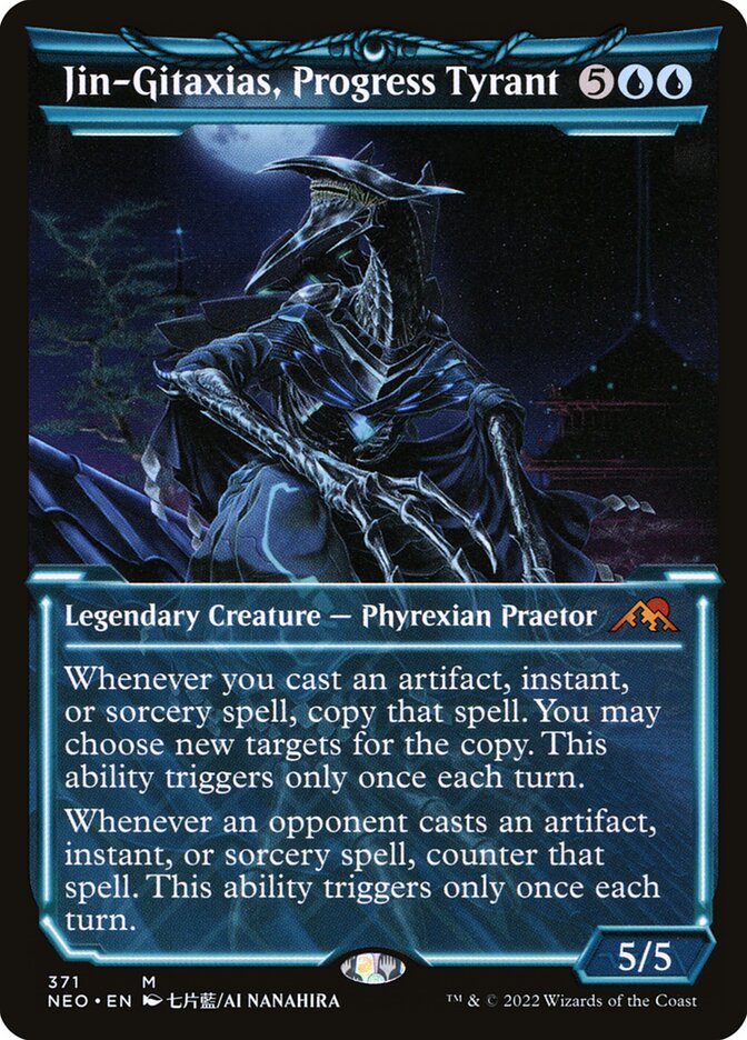 Jin-Gitaxias, Progress Tyrant 371/302 (Kamigawa: Neon Dynasty)  - Showcase