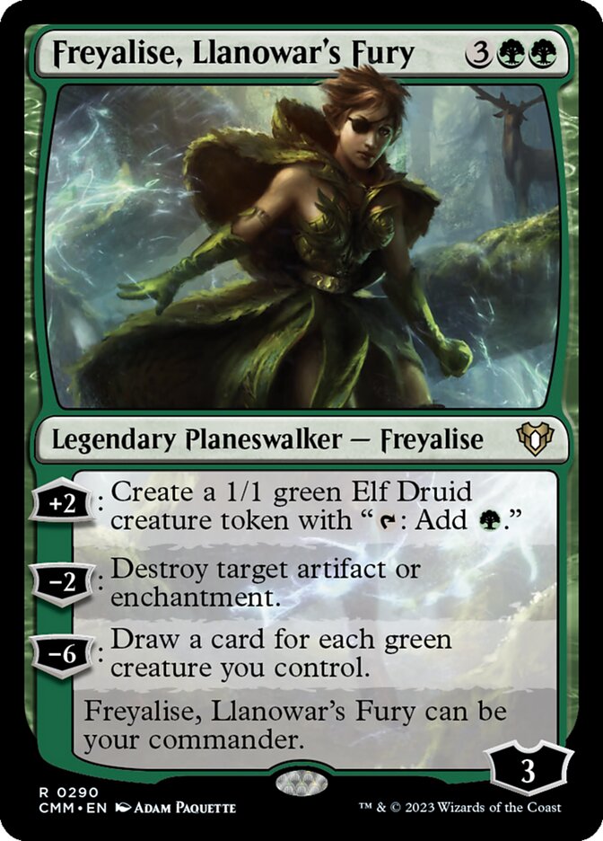 Freyalise, Llanowar's Fury (Commander Masters)  - undefined