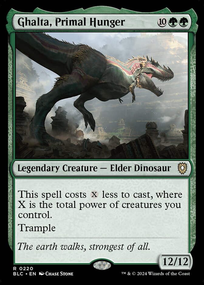 Ghalta, Primal Hunger (Commander: Bloomburrow) 