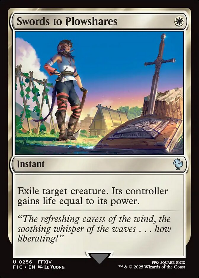 Swords to Plowshares (Commander: FINAL FANTASY) 