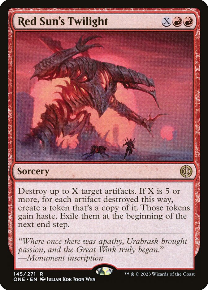 Red Sun's Twilight (Phyrexia: All Will Be One) 