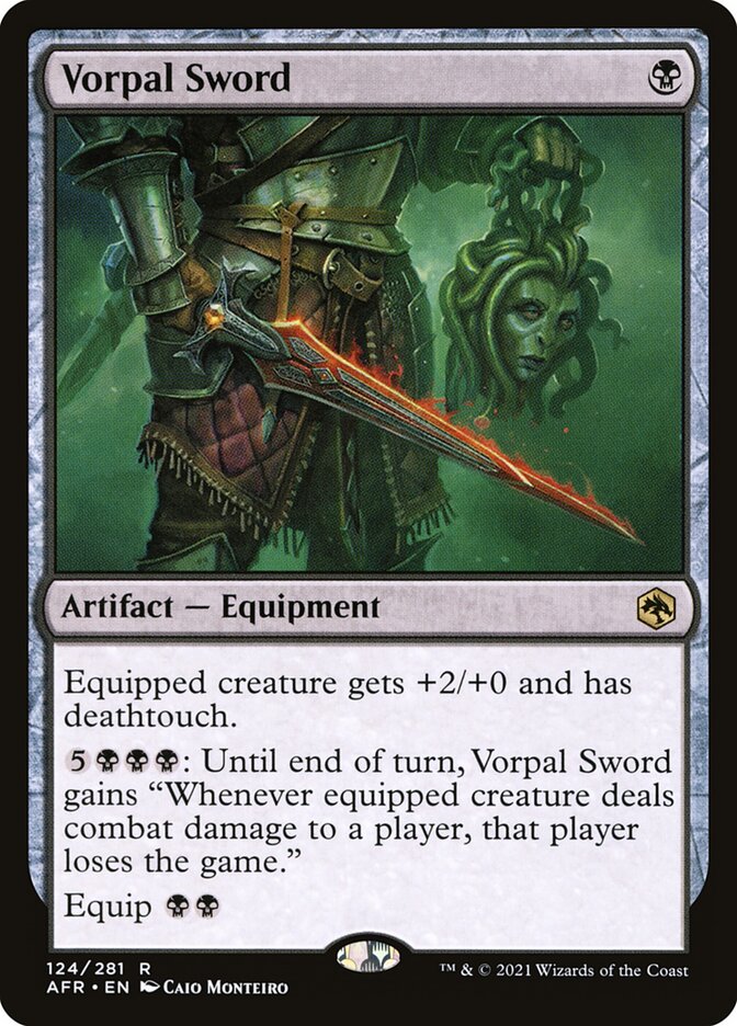 Vorpal Sword 124 (Adventures in the Forgotten Realms)  - Foil