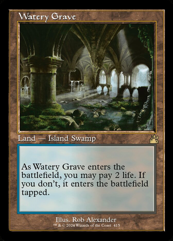 Watery Grave (Ravnica Remastered) 