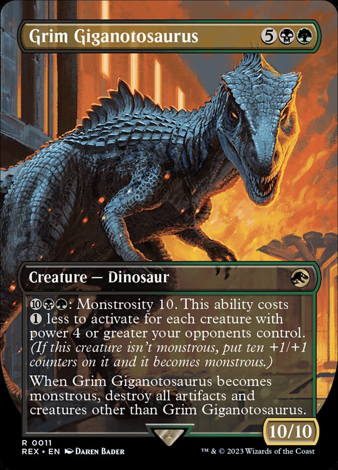 Grim Giganotosaurus (Universes Beyond: Jurassic World Collection)  - undefined