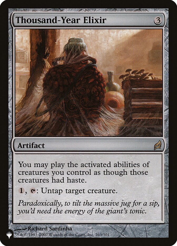 Thousand Year Elixir 263/301 (The List Reprints) 