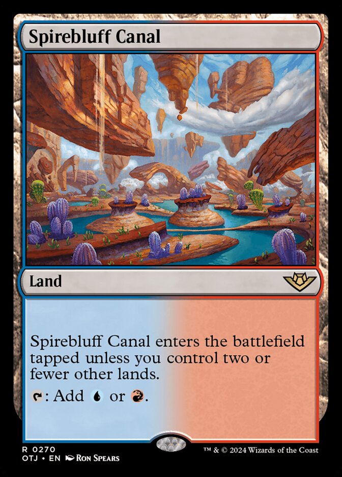 Spirebluff Canal 270 (Outlaws of Thunder Junction)  - Foil