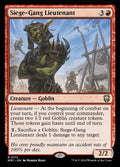Siege-Gang Lieutenant 113/411 (Commander: Modern Horizons 3) 